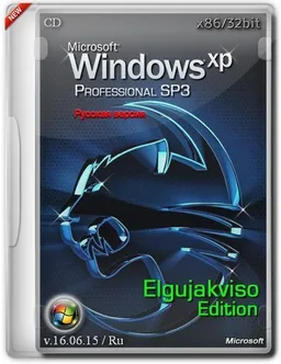 Windows XP Pro SP3 Elgujakviso Edition v16.06.15 (x86) (2015) Русский